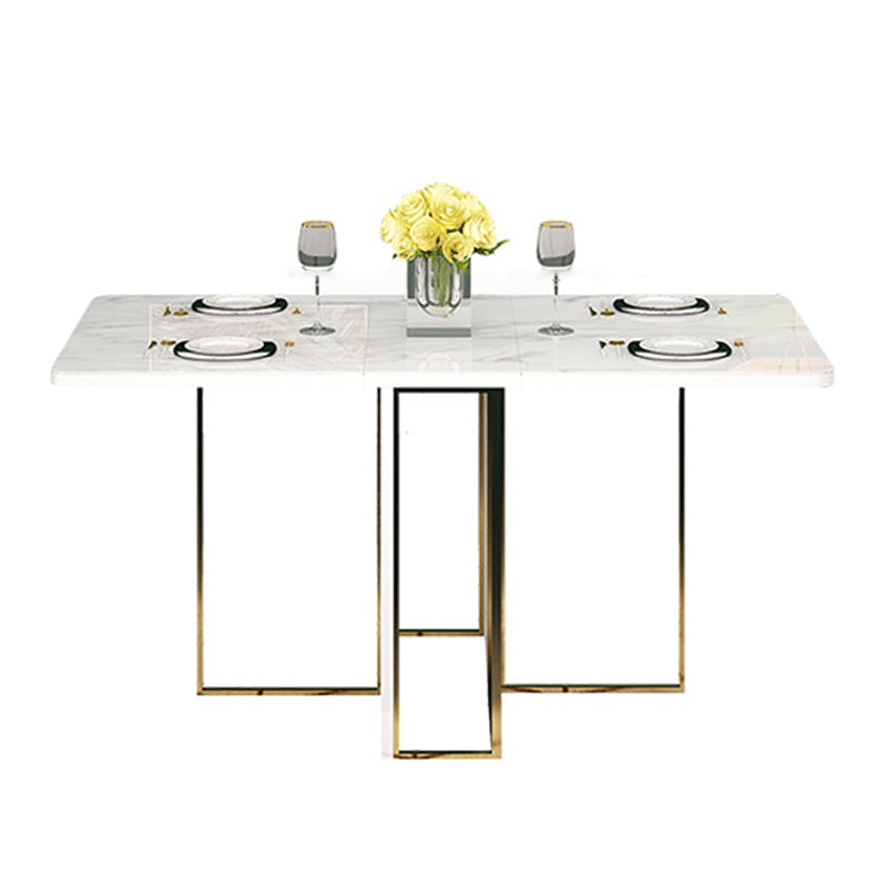 1/2/3/7 pc's moderne eetkamer set met rechthoekige druppel tafel dinette set