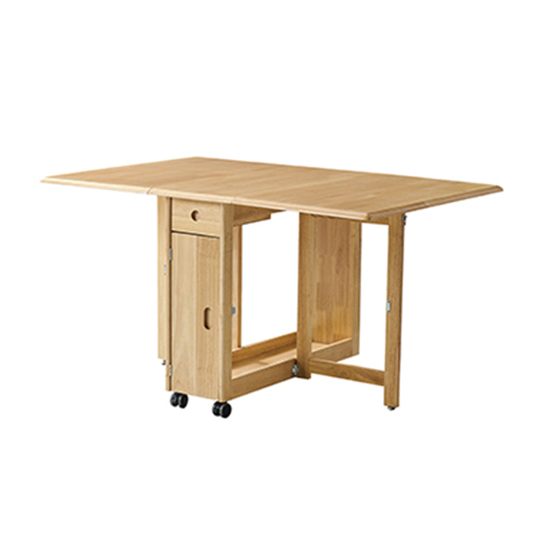 1/2/3/5 PCS Wood Modern Dining Room Ensemble avec ensemble de restaurants pliables