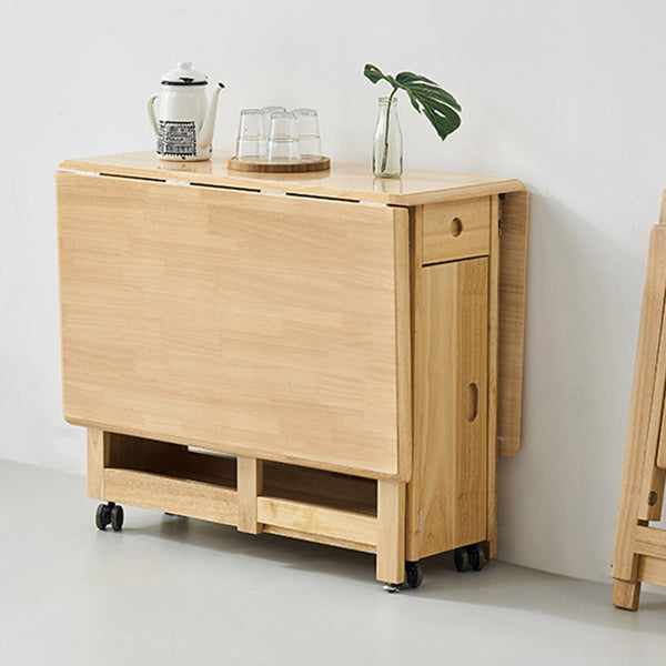 1/2/3/5 PCS Wood Modern Dining Room Ensemble avec ensemble de restaurants pliables