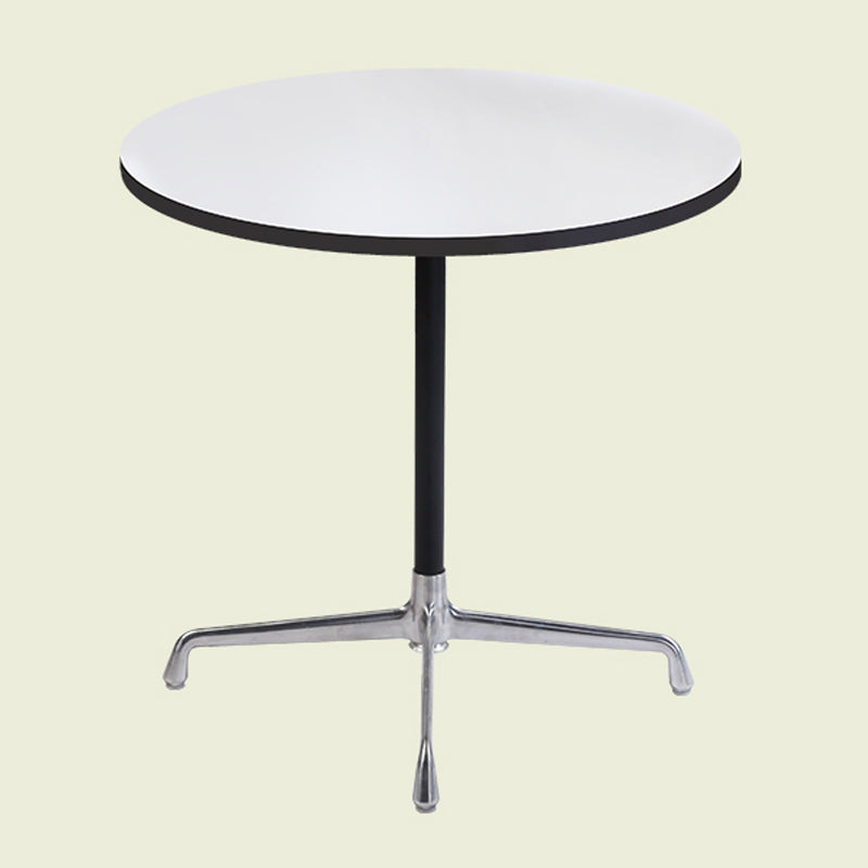 Industrial Style Dining Table Standard Height Dining Table with Pedestal Base for Home
