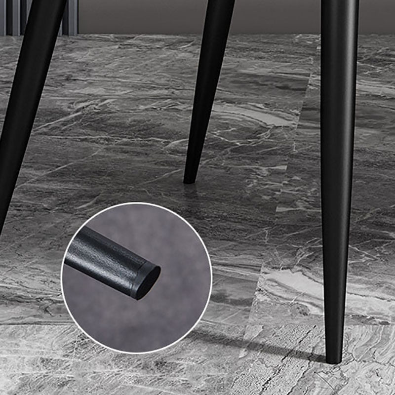 Industriële stijl wingback stoel lederen eetwarmeloze stoelen voor keuken