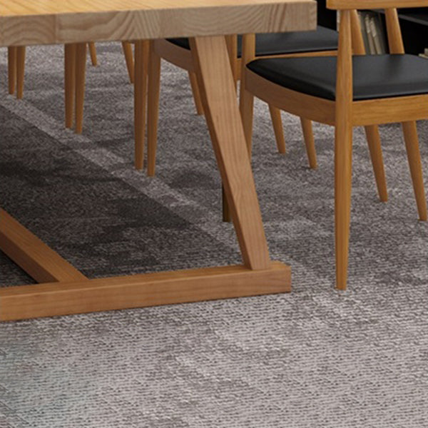 Solid Wood Contemporary Dining Table Rectangle Table with Trestle base