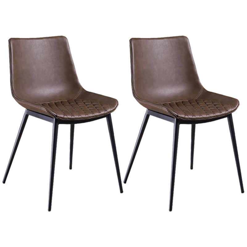 Taburete de bar con respaldo bajo de cuero envejecido, taburete alto industrial para interiores con asiento tipo cubo