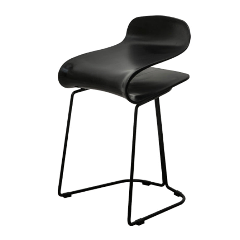 Scandinavian Style Bar-stool with PP Seat Counter Stools for Kitchen
