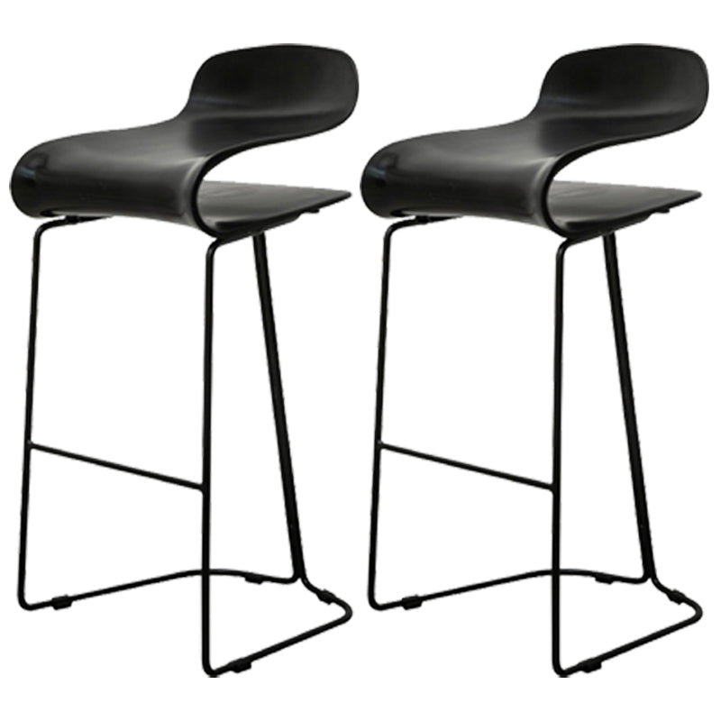 Scandinavian Style Bar-stool with PP Seat Counter Stools for Kitchen