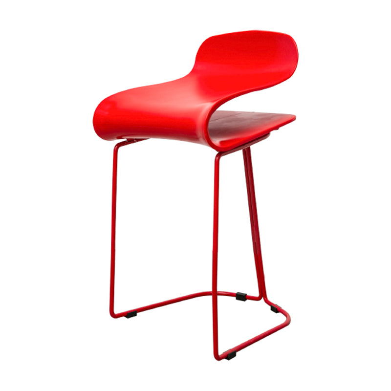 Scandinavian Style Bar-stool with PP Seat Counter Stools for Kitchen