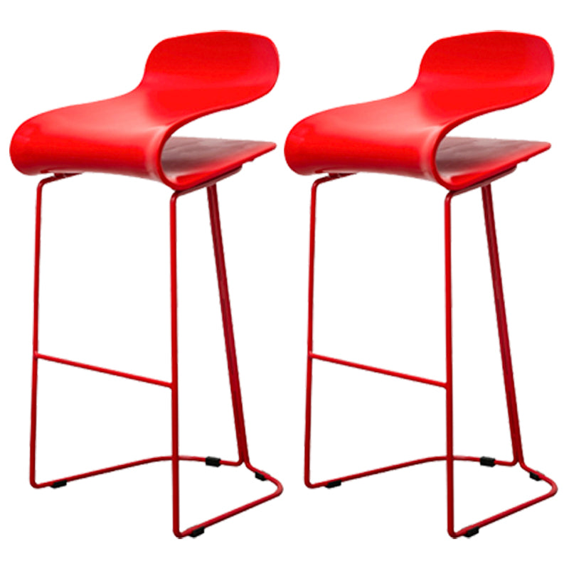 Scandinavian Style Bar-stool with PP Seat Counter Stools for Kitchen