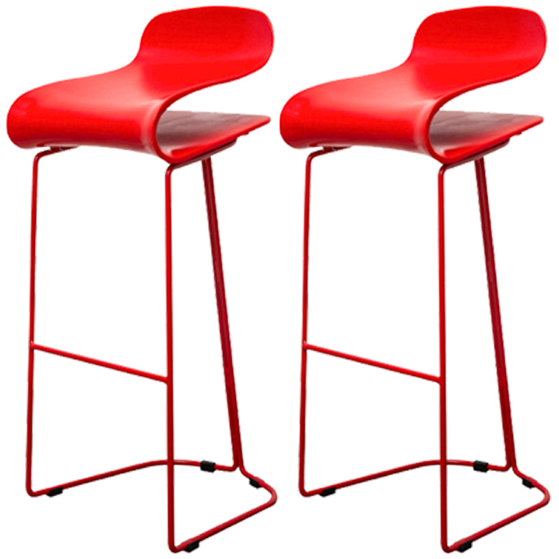 Scandinavian Style Bar-stool with PP Seat Counter Stools for Kitchen