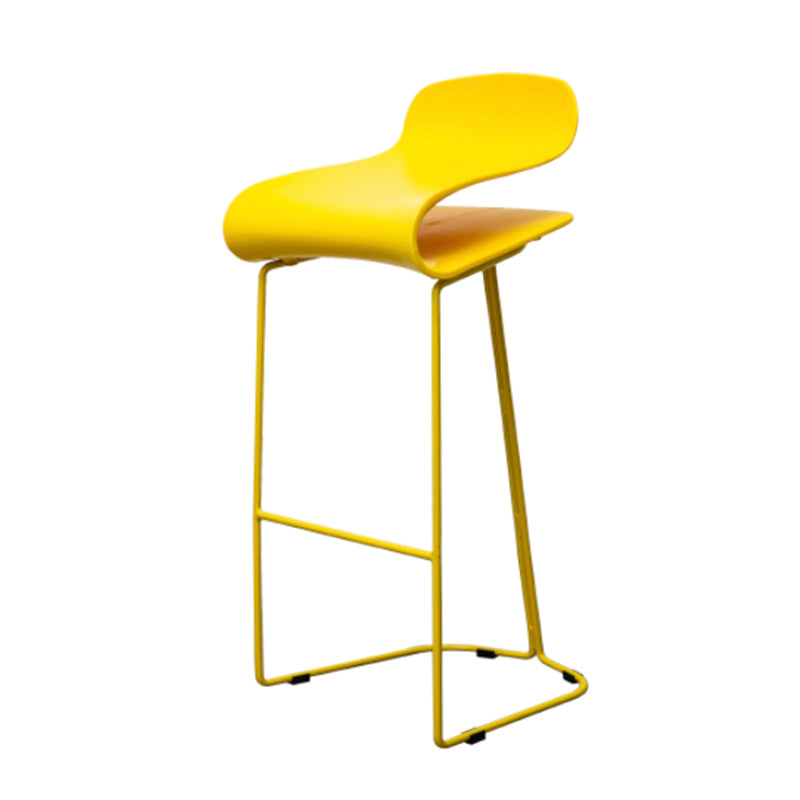 Scandinavian Style Bar-stool with PP Seat Counter Stools for Kitchen
