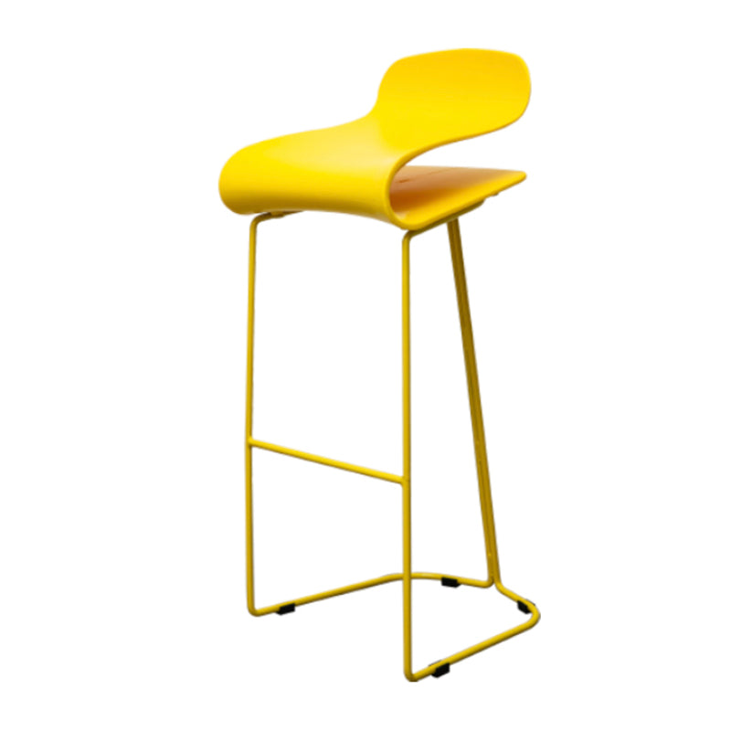 Scandinavian Style Bar-stool with PP Seat Counter Stools for Kitchen