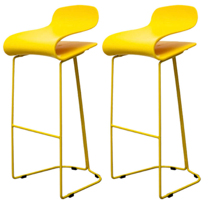 Scandinavian Style Bar-stool with PP Seat Counter Stools for Kitchen