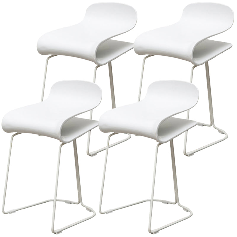 Scandinavian Style Bar-stool with PP Seat Counter Stools for Kitchen