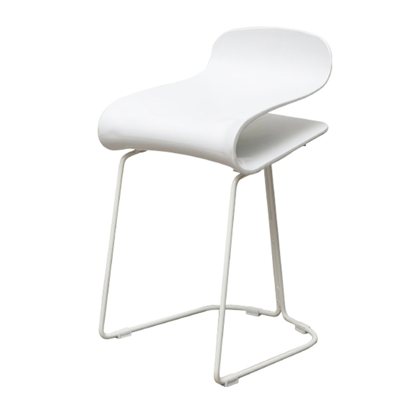 Scandinavian Style Bar-stool with PP Seat Counter Stools for Kitchen