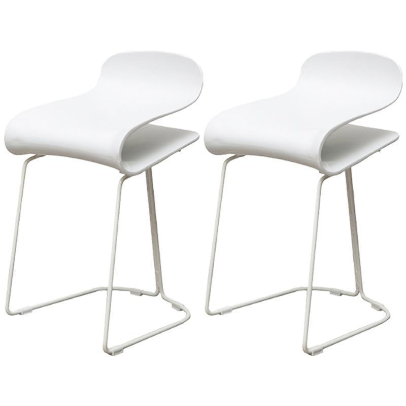 Scandinavian Style Bar-stool with PP Seat Counter Stools for Kitchen