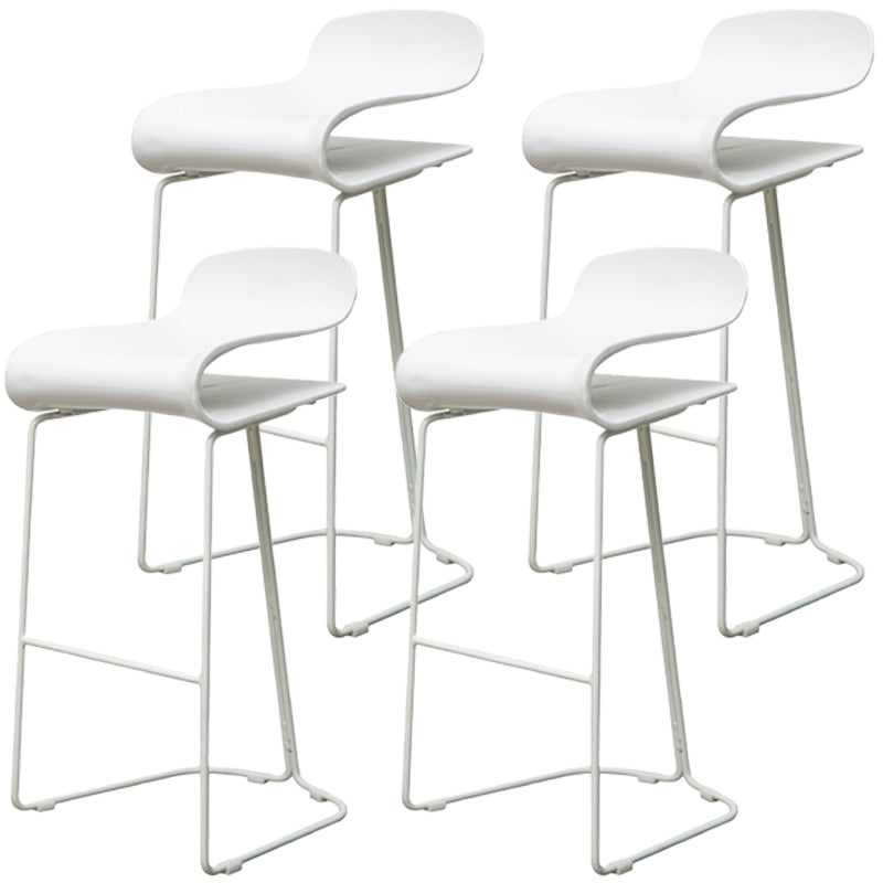 Scandinavian Style Bar-stool with PP Seat Counter Stools for Kitchen