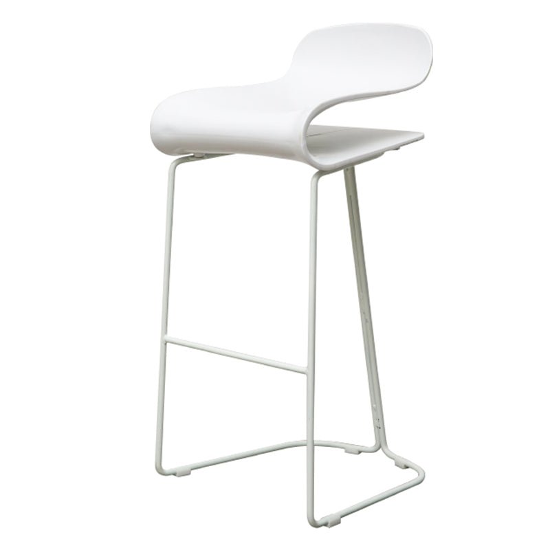 Scandinavian Style Bar-stool with PP Seat Counter Stools for Kitchen