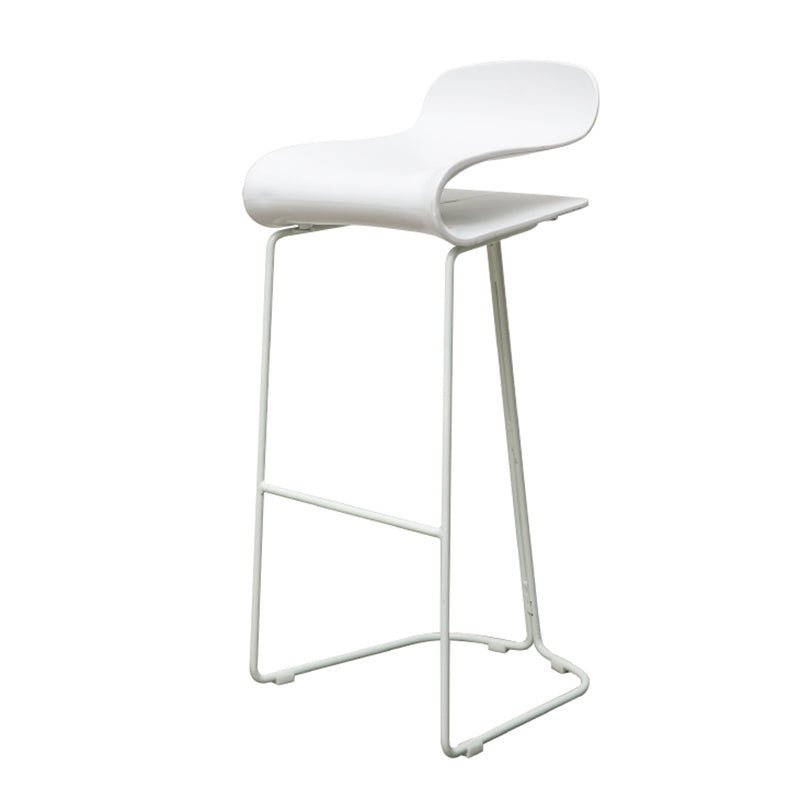 Scandinavian Style Bar-stool with PP Seat Counter Stools for Kitchen