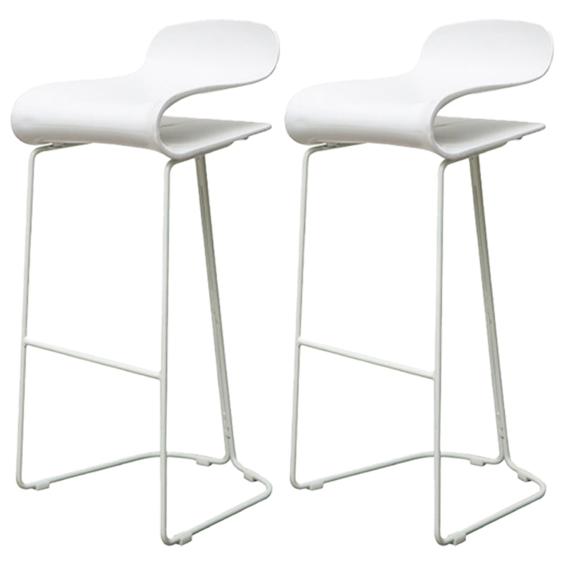 Scandinavian Style Bar-stool with PP Seat Counter Stools for Kitchen