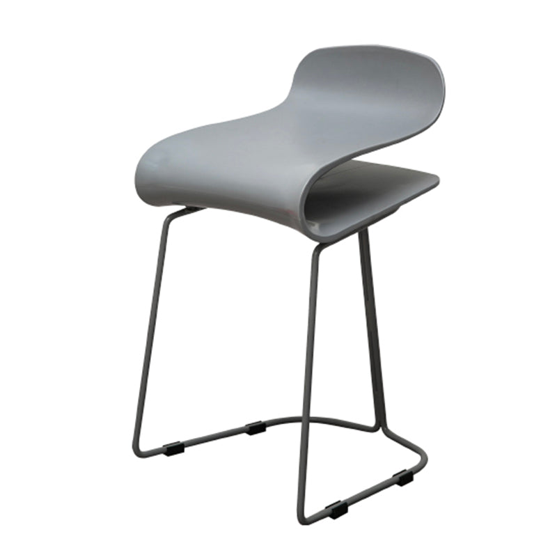 Scandinavian Style Bar-stool with PP Seat Counter Stools for Kitchen