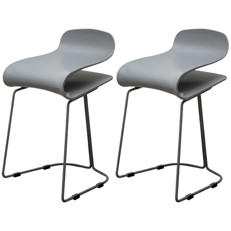 Scandinavian Style Bar-stool with PP Seat Counter Stools for Kitchen