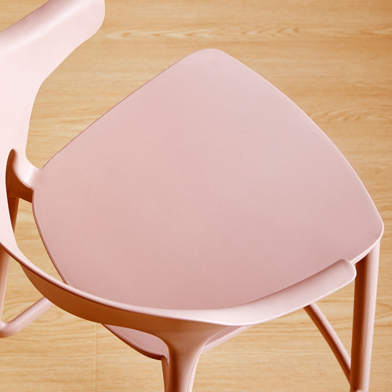 Taburete de mostrador de asiento cuadrado de estilo escandinavo PP PP para barra de cocina para bar