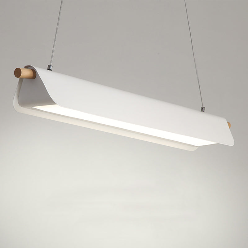 1 Light Geometric Island Lighting Modernism Metal Island Light Fixture for Dining Room