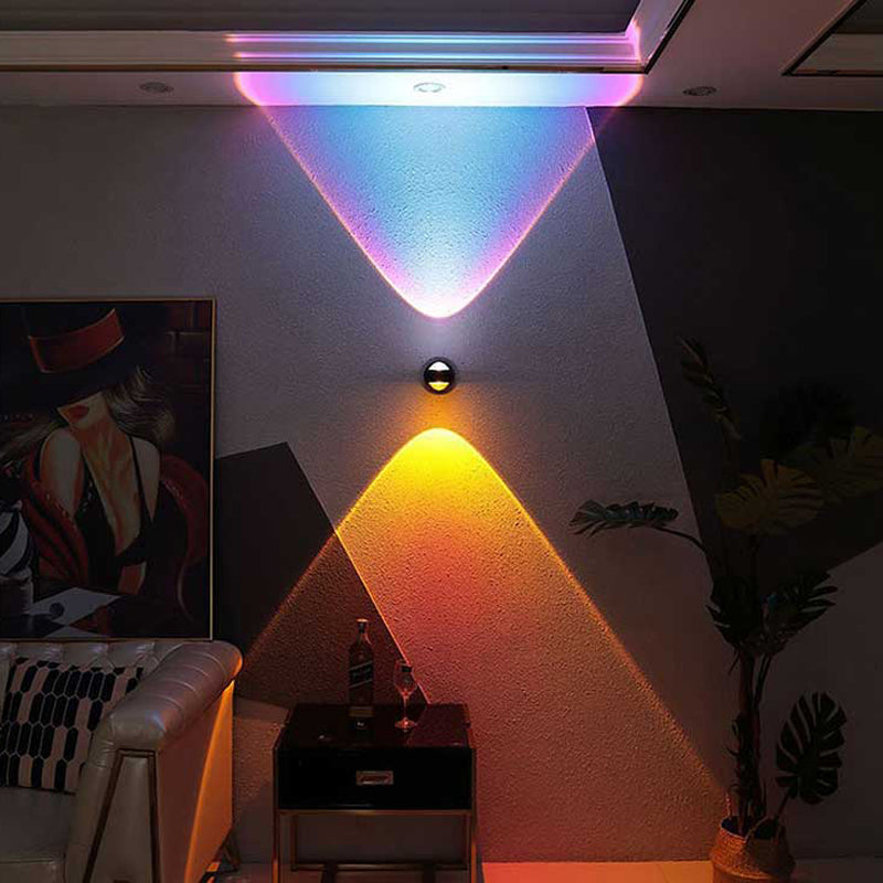 Moderne Stil runde Wandlampen Metall Multi -Leuchten Wandbeleuchtung Armaturen