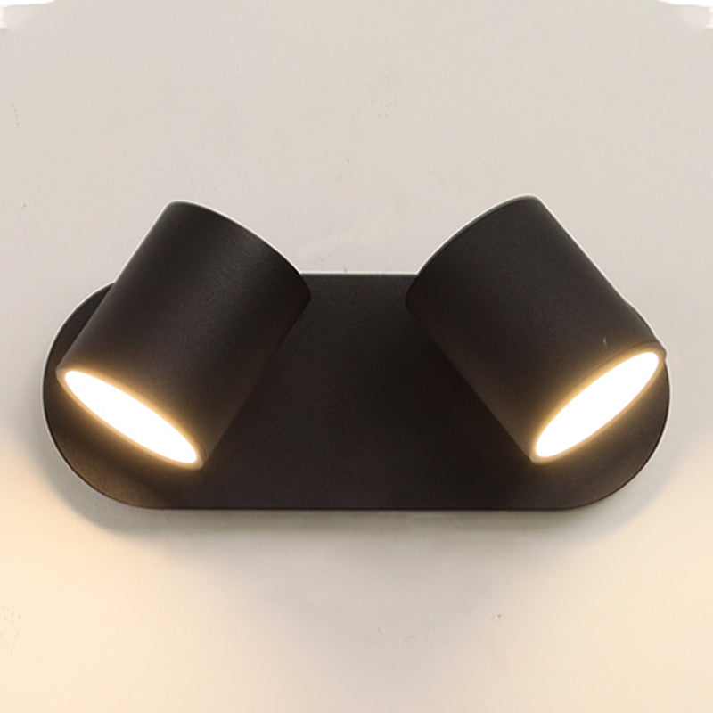 Metall Halbzylinder-Lesen Wandbeleuchtung moderne 2-leuchter Wandmontageleuchte