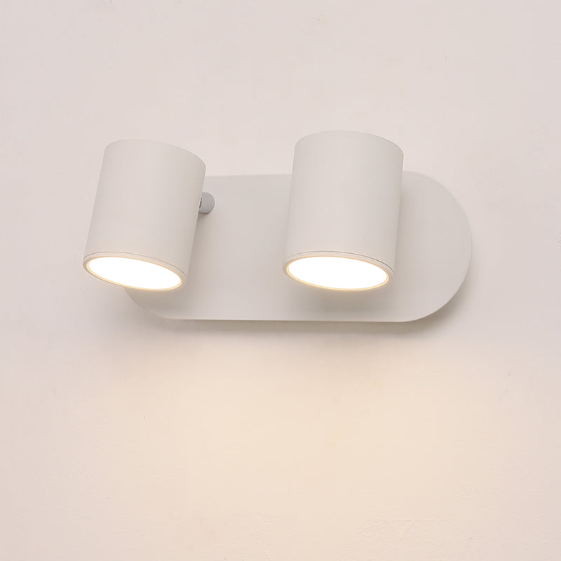 Metall Halbzylinder-Lesen Wandbeleuchtung moderne 2-leuchter Wandmontageleuchte