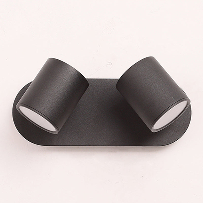 Metall Halbzylinder-Lesen Wandbeleuchtung moderne 2-leuchter Wandmontageleuchte