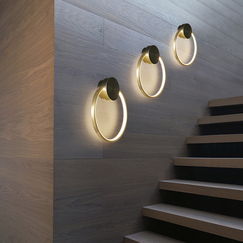 Geometrische Form Metallwandbeleuchtung moderne ein Lichtwandmontageleuchte