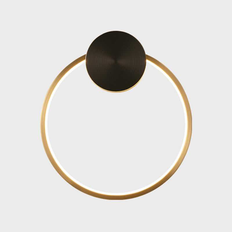 Geometrische Form Metallwandbeleuchtung moderne ein Lichtwandmontageleuchte