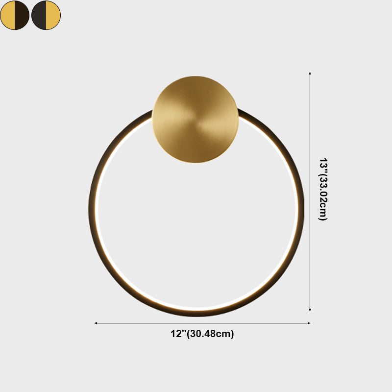Geometrische Form Metallwandbeleuchtung moderne ein Lichtwandmontageleuchte