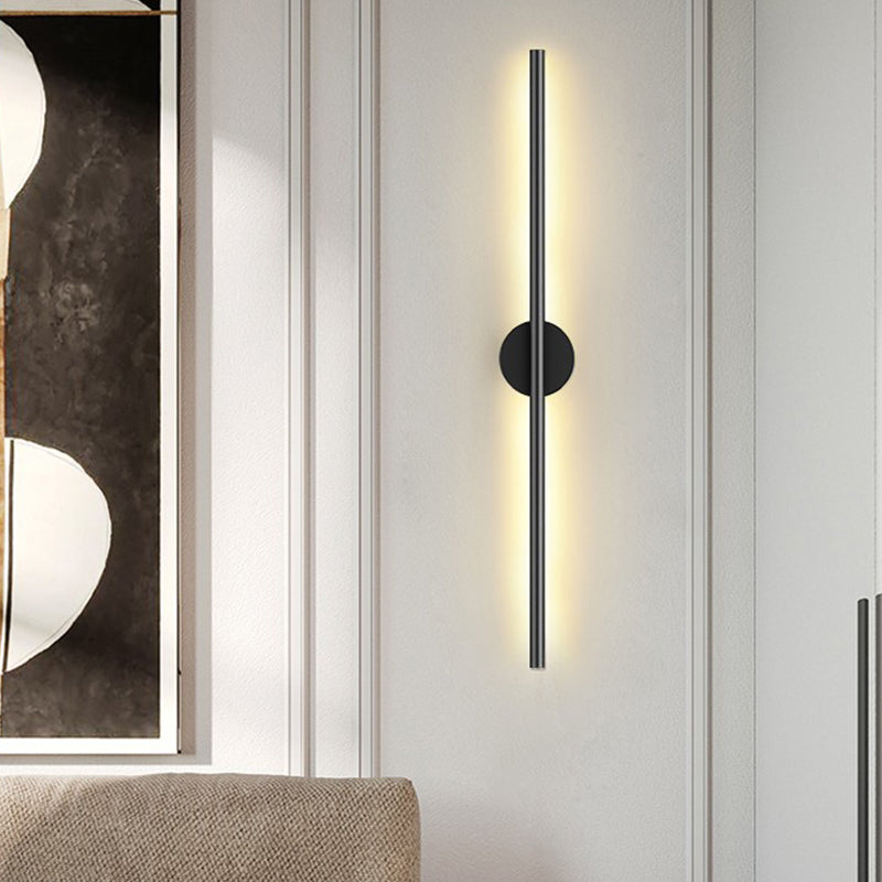 Éclairage mural en métal linéaire