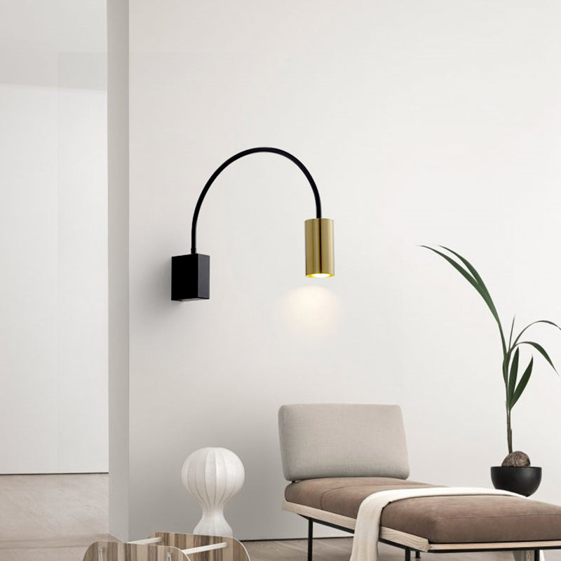 Halbzylindermetall -Lesen Wandbeleuchtung moderne Einleuchtwandbeleuchtung