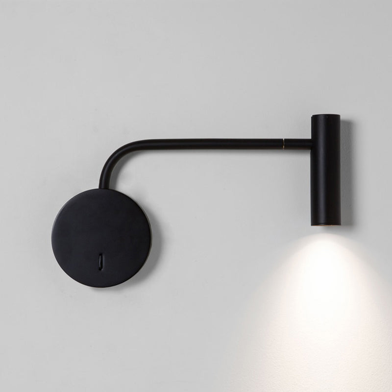 Moderne Stilzylinderwandmontagelampe Metall 1 Leicht Wandmontage Lesellichter