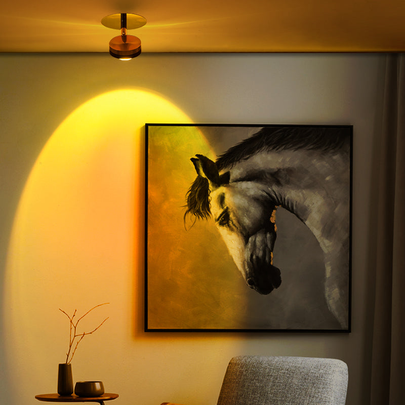 Modern Style Ball Wall Mounted Lamp Metal 1 Light Wall Lighting Ideas in Silver