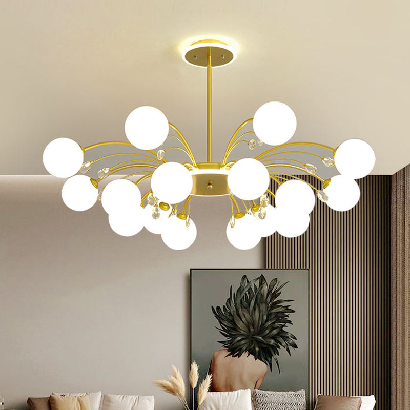 Globe Pendant Lights Modern Glass Pendant Lighting Fixture for Living Room