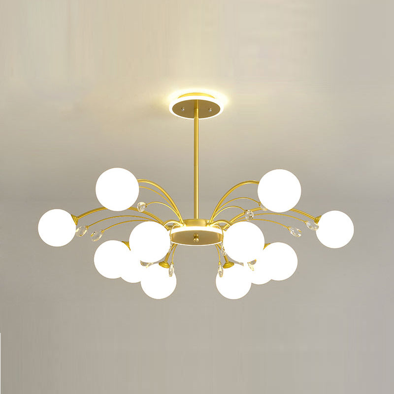 Globe Pendant Lights Modern Glass Pendant Lighting Fixture for Living Room