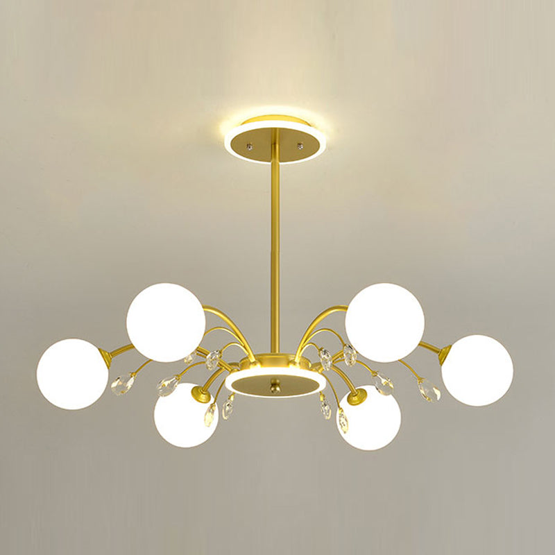 Globe Pendant Lights Modern Glass Pendant Lighting Fixture for Living Room