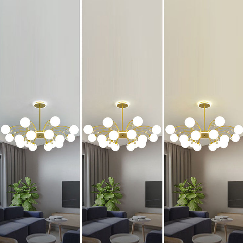 Globe Pendant Lights Modern Glass Pendant Lighting Fixture for Living Room