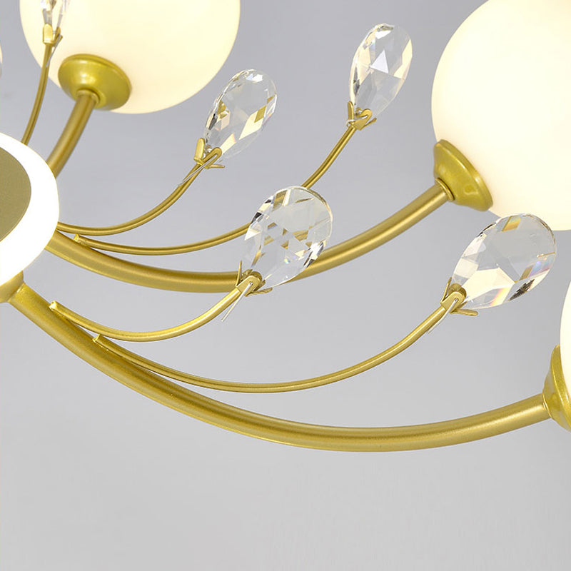 Globe Pendant Lights Modern Glass Pendant Lighting Fixture for Living Room