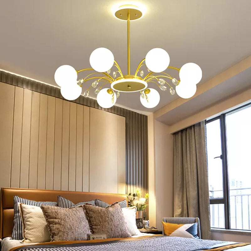 Globe Pendant Lights Modern Glass Pendant Lighting Fixture for Living Room
