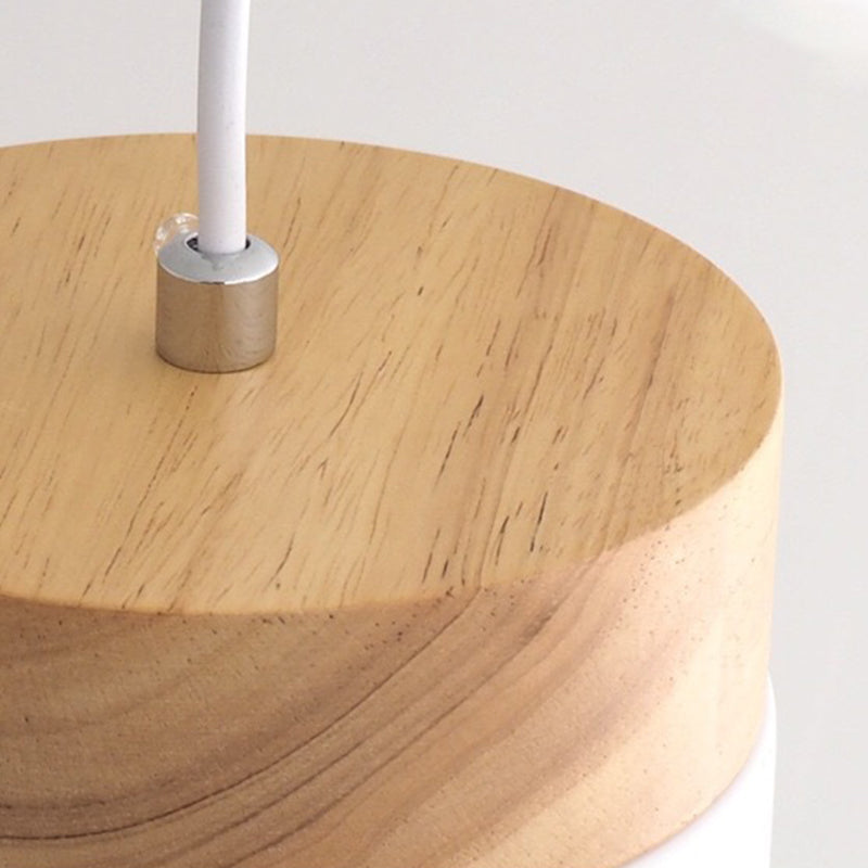 Accesorio de iluminación de cilindro de 1 luces kit de luz colgante nórdico moderno para pasillo