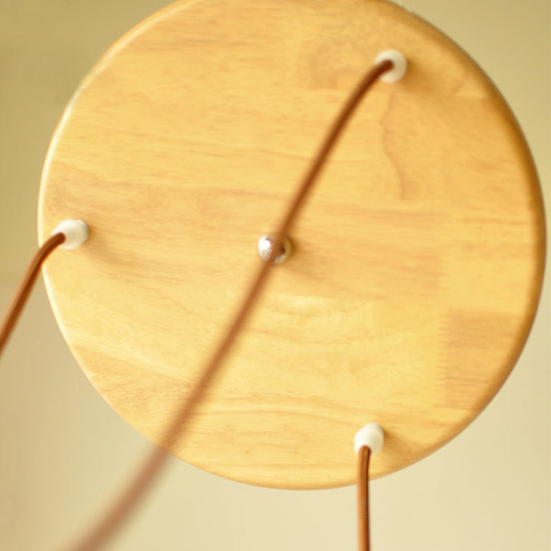 Éclairage d'éclairage en bois Kit de pendentif nordique moderne pour salle à manger