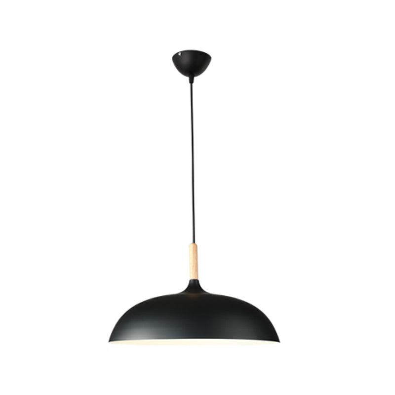 Pot Cover Shade Hanging Lighting Modern Macaron Style Metal 1 Pendant Light Pendant pour le chevet