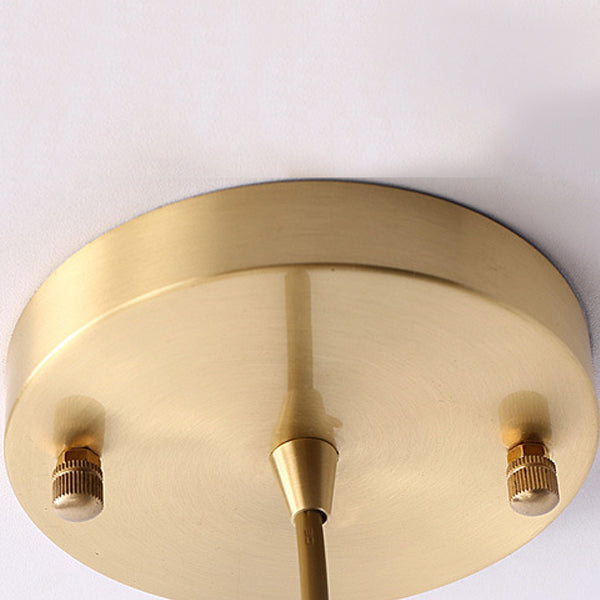 Contemporary Hanging Ceiling Light Global 1-Light White Glass Ceiling Pendant Light