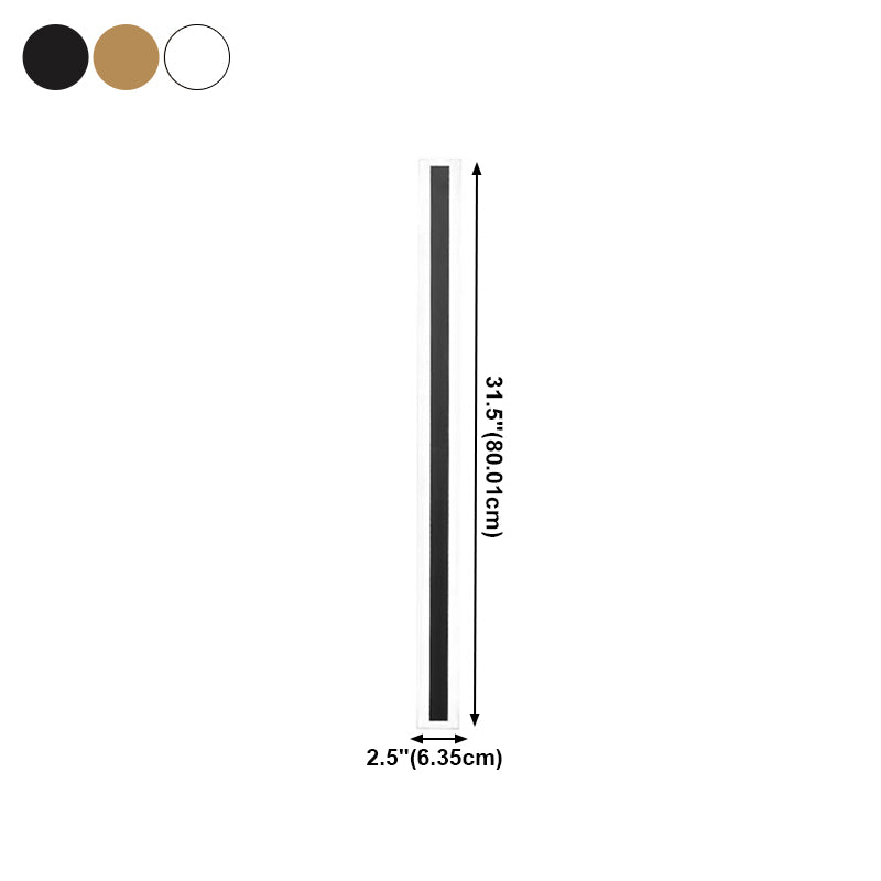 Lineare Form Metallwandbeleuchtung moderner Stil Einer Licht Wandleuchte Leuchte