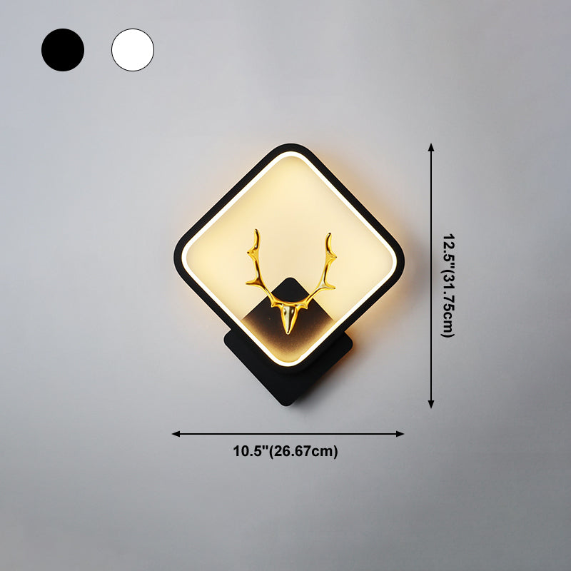 Nordic Metal Mur Light Geométric LED Murce Murce pour la chambre du salon