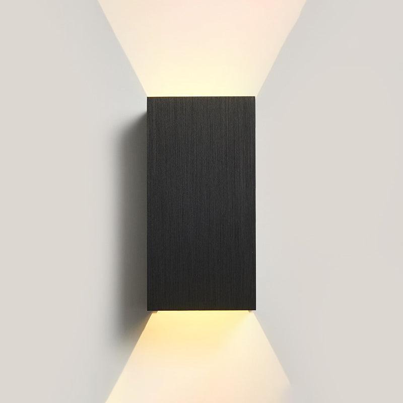 Moderner Stil Aluminium Wandleuchte 2 Lichter Wandleuchten für Wohnzimmer